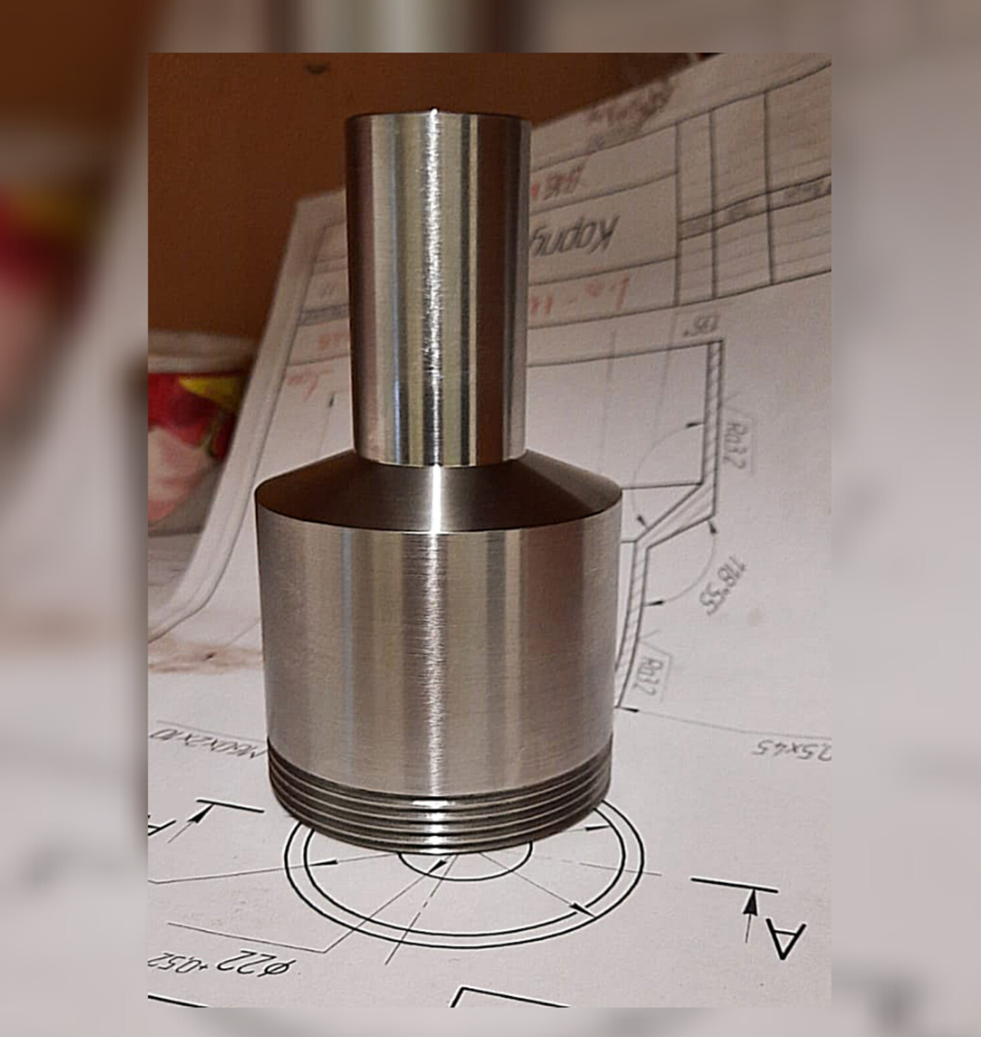 Корпус. Токарно-винторезная обработка Деталь корпус