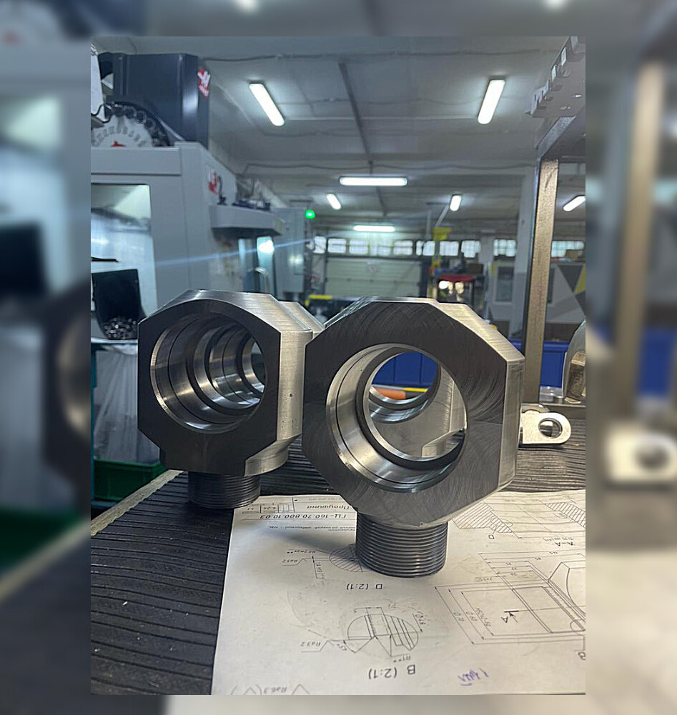 Проушины. Фрезерная обработка методом растачивания Деталь проушины