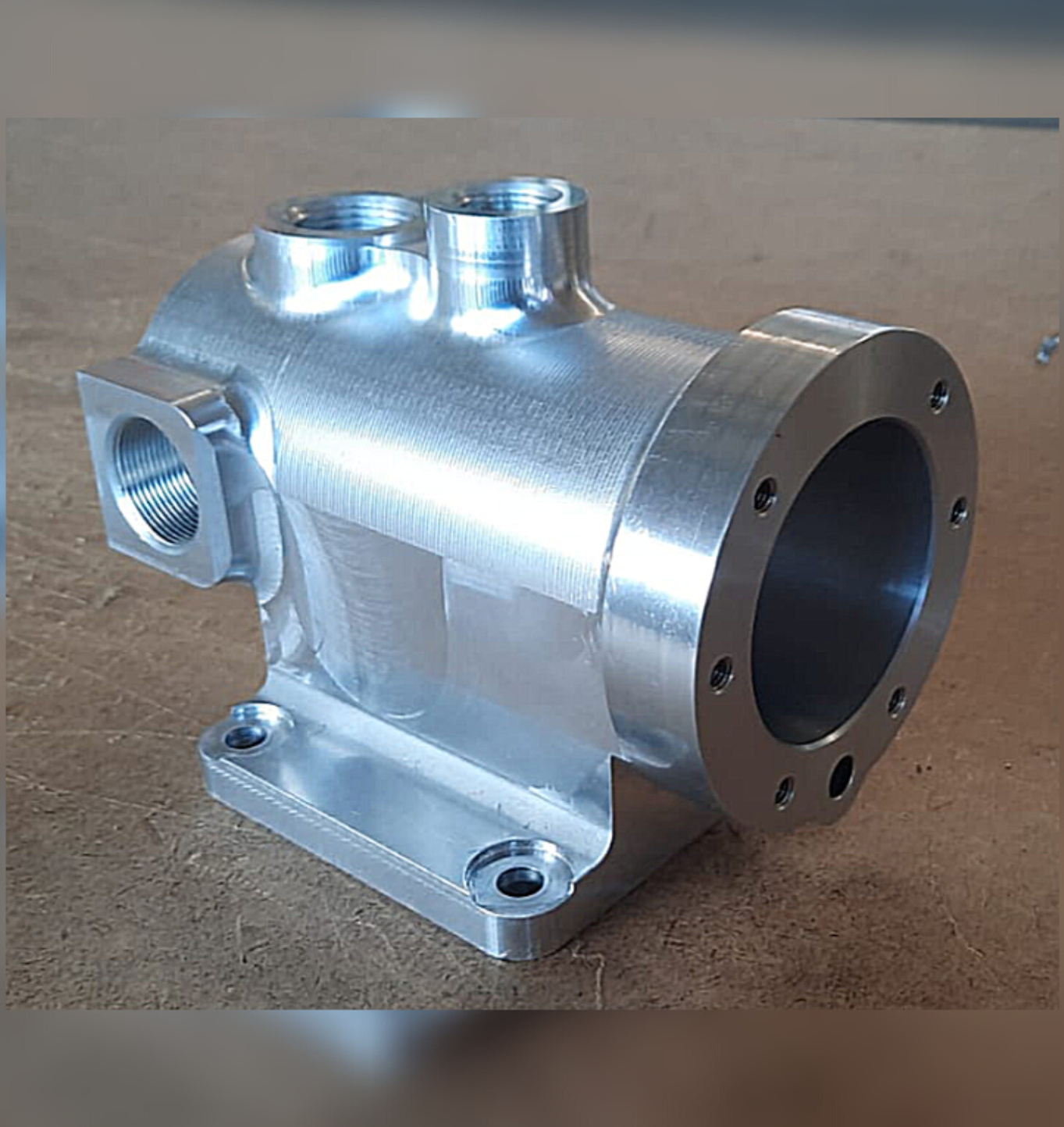 Корпус. Фрезерная обработка на 5-и осевом станке. Корпус